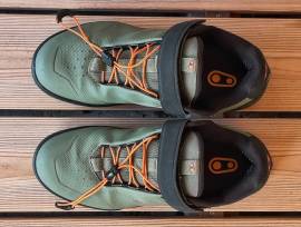 Használt CRANKBROTHERS STAMP SPEED LACE - Flat Enduro cipő STAMP SPEED LACE - GREEN/ORANGE Flat Cipő / Zokni / Kamásli 42 MTB, Gravel használt férfi/unisex ELADÓ