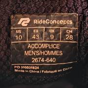 RideConcepts ACCOMPLICE Flat  Kerékpáros Cipő ACCOMPLICE Flat Cipő / Zokni / Kamásli 43 MTB, Gravel használt férfi/unisex ELADÓ