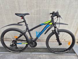 BTWIN RR340 blue yellow Mountain Bike 26" front suspension used For Sale