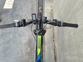 BTWIN RR340 blue yellow Mountain Bike 26" front suspension used For Sale