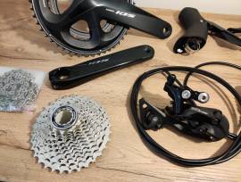 Újszerű Shimano 105 teljes szett 2×11 Shimano 105 Országúti / Gravel / Triatlon Alkatrész, Országúti Fék / Fékváltókar mechanikus használt ELADÓ