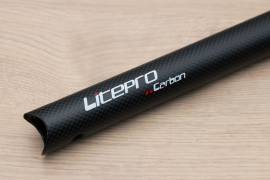 Litepro Carbon nyeregcső 31.8mm 580mm hosszú! Litepro Carbon nyeregcső 31.8mm 580mm hosszú! Mountain Bike Alkatrész, MTB Nyereg / Nyeregcső merev nem használt ELADÓ