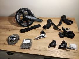 Kitűnő állapotú Shimano 105 szett 2×11 Shimano 105 Road Bike & Gravel Bike & Triathlon Bike Component, Road Bike Brakes & Brake Parts mechanical used For Sale