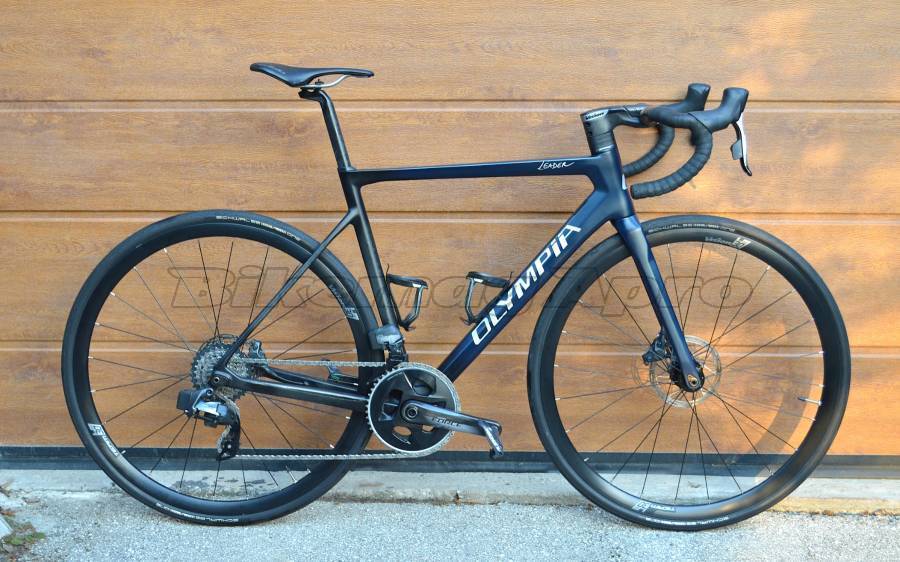 _Other OLYMPIA LEADER Disc 2x12sp. Sram FORCE eTap AXS Road bike SRAM Force eTap AXS disc brake used For Sale