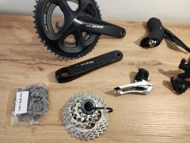 Kitűnő állapotú Shimano 105 szett 2×11 Shimano 105 Országúti / Gravel / Triatlon Alkatrész, Országúti Fék / Fékváltókar mechanikus használt ELADÓ