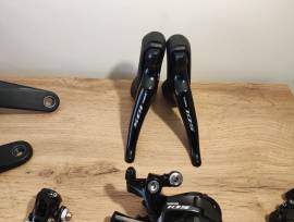 Kitűnő állapotú Shimano 105 szett 2×11 Shimano 105 Országúti / Gravel / Triatlon Alkatrész, Országúti Fék / Fékváltókar mechanikus használt ELADÓ