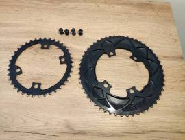 Szép állapotú AbsoluteBlack lánctányér 53-39 AbsoluteBlack  Országúti / Gravel / Triatlon Alkatrész, Országúti Hajtásrendszer használt ELADÓ