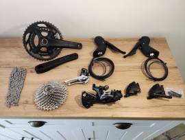 Szép állapotú GRX 600 szett 2×11 GRX 600 Országúti / Gravel / Triatlon Alkatrész, Országúti Fék / Fékváltókar mechanikus használt ELADÓ