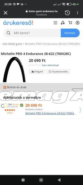 Michelin pro4 endurance országuti gumik Michelin Road Bike & Gravel Bike & Triathlon Bike Component, Road Bike Wheels / Tyres new / not used For Sale