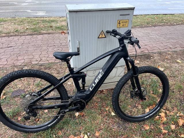 CUBE STEREO 120 SL (+) HYBRID 750 Electric Mountain Bike 29" dual suspension Bosch Shimano Deore XT used For Sale