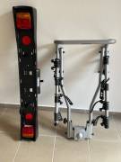 Thule kerékpártartó vonóhorogra + rendszámtartó Thule Trailers towbar used For Sale
