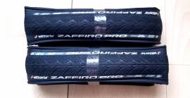 Vittoria Zaffiro Pro 700x25C külső gumik párban. Ár/pár! Nagyon keveset futottak, kopásmentesek! . Országúti / Gravel / Triatlon Alkatrész, Országúti  Kerék / Felni / Gumi használt ELADÓ
