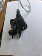 BTWIN, MicroSHIFT és SHIMANO.kompatibilis 7 sebességes jobb oldali váltókar BTWIN Mountain Bike Alkatrész, MTB Váltó / Váltószett használt ELADÓ
