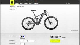 KETTLER Quadriga Duo CX12 FS  Elektromos Mountain Bike össztelós / fully Bosch Shimano Deore XT használt ELADÓ