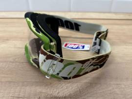 Új 100% Strata 2 camo, átlátszó lencsés DH/FR szemüveg, védőszemüveg 100% Strata 2  Eyewear / Sunglasses DH new / not used For Sale