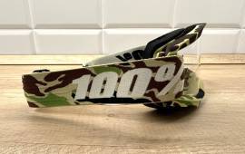 Új 100% Strata 2 camo, átlátszó lencsés DH/FR szemüveg, védőszemüveg 100% Strata 2  Eyewear / Sunglasses DH new / not used For Sale