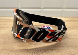 Új 100% Accuri 2 camo, ezüst tükrös lencsés DH/FR szemüveg, védőszemüveg 100% Accuri 2  Eyewear / Sunglasses DH new / not used For Sale