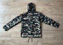 Új 100% forest camo, terepmintás széldzseki, windbreaker (XL) 100% Kabát / Mellény XL nem használt férfi/unisex ELADÓ