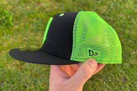 Új Monster Energy fekete/neon zöld hálós sapka, snapback Monster Energy Sisak / Sapka nem használt ELADÓ