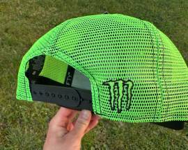 Új Monster Energy fekete/neon zöld hálós sapka, snapback Monster Energy Sisak / Sapka nem használt ELADÓ