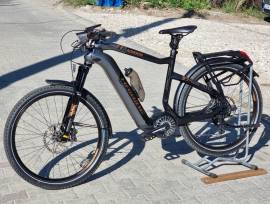 HAIBIKE Újsz. 2021 TOP Haibike XDURO Adventr 6.0eMTB 120nm Elektromos Mountain Bike 27.5" (650b) elöl teleszkópos TQ Shimano Deore XT Shadow+ használt ELADÓ