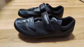 Shimano SH-RP100 országúti cipő + új stopli eladó SH-RP100 Shoes / Socks / Shoe-Covers 45 Road used male/unisex For Sale