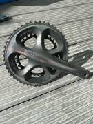 Shimano Dura-Ace FC-7900/7950 50/34T 2X10S hajtómű- 172,5 mm Shimano Dura-Ace FC-7900/7950 50/34T 2X10S hajtómű Országúti / Gravel / Triatlon Alkatrész, Országúti Hajtásrendszer használt ELADÓ