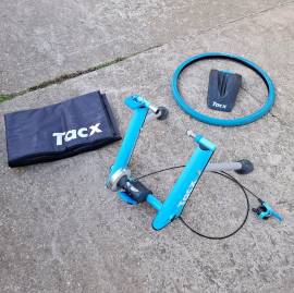 GARMIN Tacx kerékpáros görgő szett (+ GARMIN Tacx hátsó gumi + Tacx alátét szőnyeg) Tacx Bike Trainers regular used For Sale