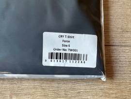 CRY brand fekete/camo slim fit póló, t-shirt (S) - Harry Main BMX