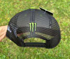 Új Monster Energy camo/fekete hálós sapka, snapback, cap Monster Energy Helmets / Headwear new / not used For Sale
