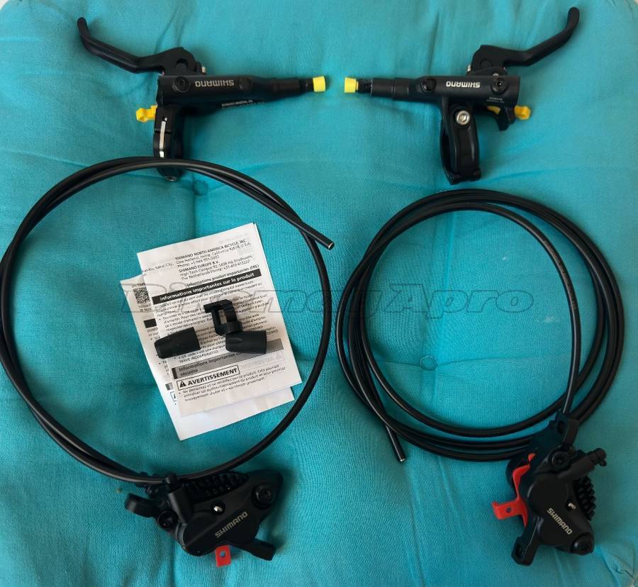 Shimano Deore Br-6120 4 dug hidraulikus fèkszett ÚJ Mountain Bike Alkatrész, MTB Fék / Fékszett nem használt ELADÓ