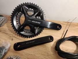 Új Shimano 105 szett 2×12 ST-R7100 Road Bike & Gravel Bike & Triathlon Bike Component, Road Bike Brakes & Brake Parts mechanical new / not used For Sale
