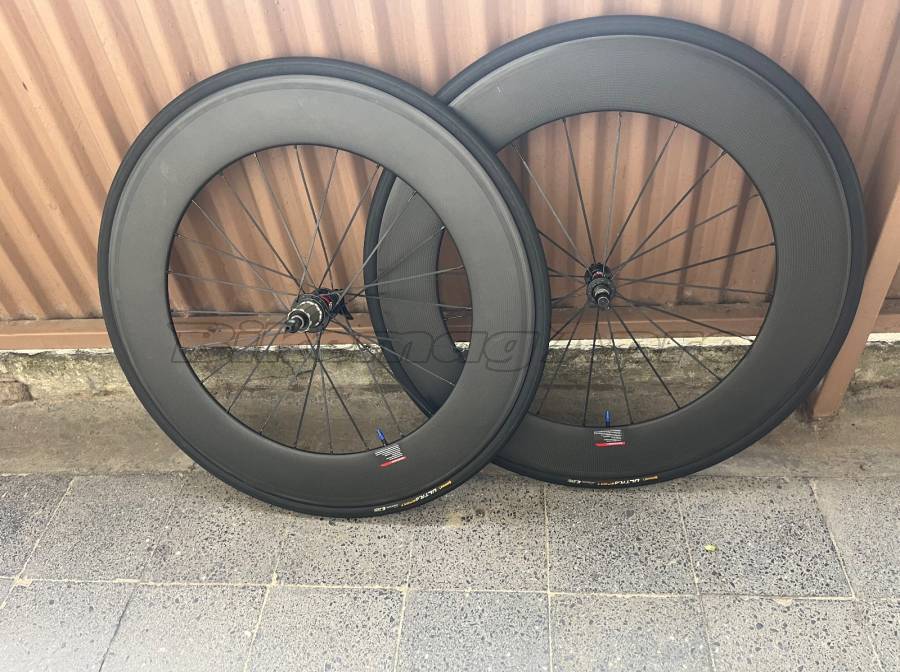 Karbon kerékszett 88mm N/a Road Bike & Gravel Bike & Triathlon Bike Component, Road Bike Wheels / Tyres 28" used For Sale