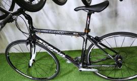 SCAPIN FULL CARBON FITNESS Egyenes kormányos 105 2x10 Road bike calliper brake used For Sale