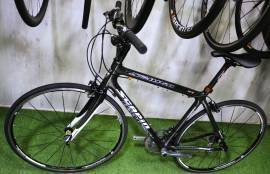 SCAPIN FULL CARBON FITNESS Egyenes kormányos 105 2x10 Road bike calliper brake used For Sale
