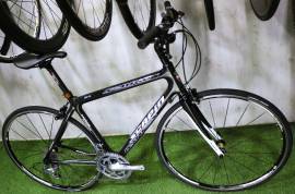SCAPIN FULL CARBON FITNESS Egyenes kormányos 105 2x10 Road bike calliper brake used For Sale