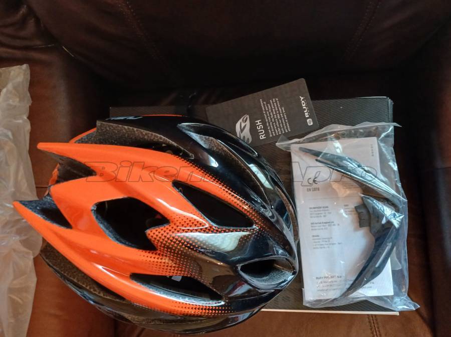 Kerékpáros bukósisak új eladó Rudy Project Black/Orange, S méretű Helmets / Headwear S new / not used For Sale