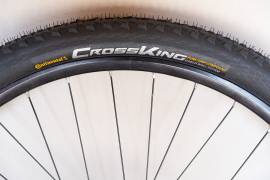 Dt Swiss felni, Continental CrossKing gumi, Slx kerékagy Dt Swiss Mountain Bike Alkatrész, MTB Kerék / Felni / Gumi belsős használt ELADÓ