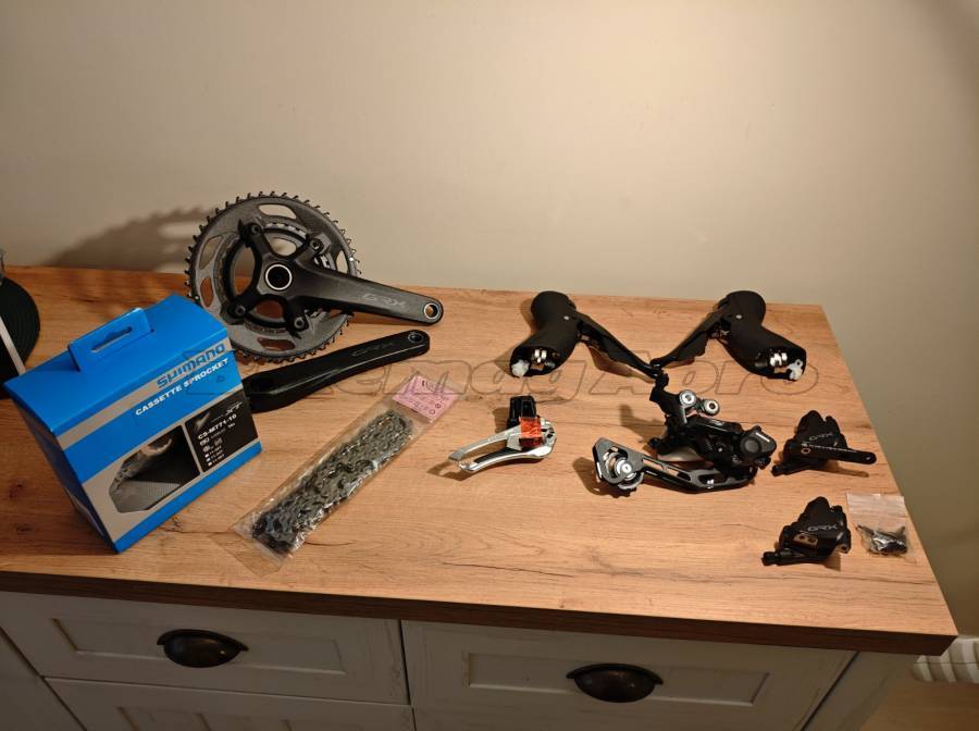 Új GRX 400 komplett szett 2×10 GRX 400 Road Bike & Gravel Bike & Triathlon Bike Component, Road Bike Brakes & Brake Parts mechanical new / not used For Sale