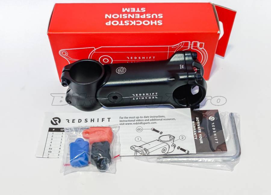 REDSHIFT Shockstop Rugós/Csillapított Alu stucni, 1x használt REDSHIFT Shockstop Mountain Bike Alkatrész, MTB Kormány / Stucni / Markolat nem használt ELADÓ