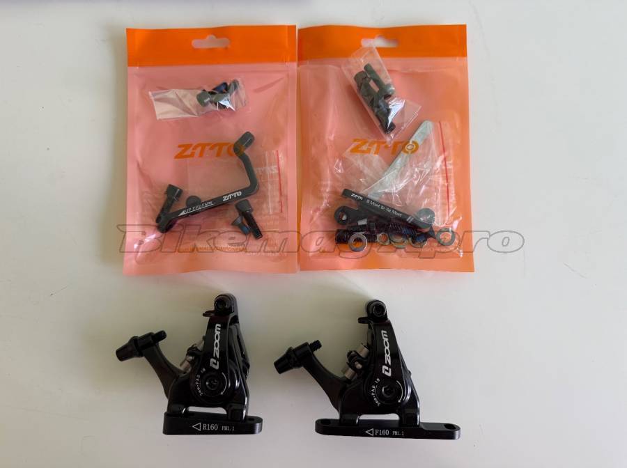 Zoom DB700 mechanikus tárcsafék Flatmount PM és IS adapterekkel Zoom DB700 Road Bike & Gravel Bike & Triathlon Bike Component, Road Bike Brakes & Brake Parts mechanical _Other new / not used For Sale