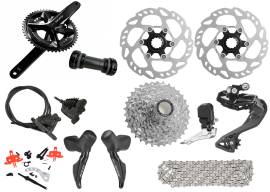 Shimano elektromos szett eladó 105 Di2 Road Bike & Gravel Bike & Triathlon Bike Component, Road Bike Drivetrain new / not used For Sale