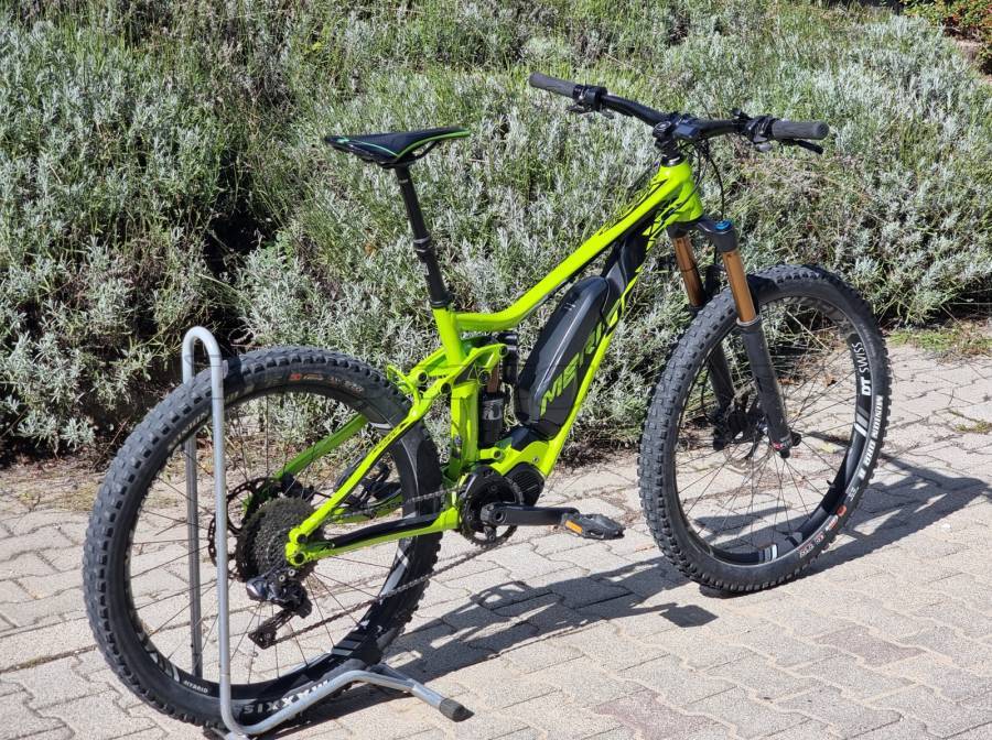 MERIDA AKCIÓ: Újsz. top enduro Ebike FOX Kashima di2 XT  Elektromos Mountain Bike 27.5"+ össztelós / fully Shimano Shimano Deore XT Di2 használt ELADÓ