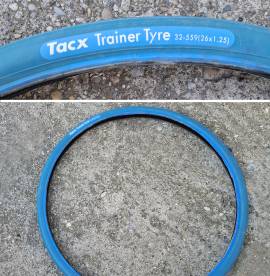 Tacx Trainer Tyre gumi 32-559 26x1.25 Tacx Országúti / Gravel / Triatlon Alkatrész, Országúti  Kerék / Felni / Gumi használt ELADÓ