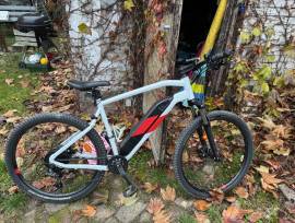 ROCKRIDER E-ST 100 - 27,5 - XL Elektromos Mountain Bike 27.5" (650b) elöl teleszkópos _Más gyártó Microshift Advent használt ELADÓ