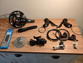 Új GRX 610/820 komplett szett 2×12 GRX 610/820 Országúti / Gravel / Triatlon Alkatrész, Országúti Fék / Fékváltókar mechanikus nem használt ELADÓ