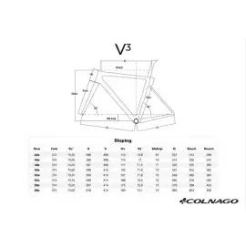 Colnago V3 vázszett (52 sloping), Colnago karbon kormánnyal, stucnival, nyereggel COLNAGO V3 Road Bike & Gravel Bike & Triathlon Bike Component, Road Bike & Gravel Bike & Frames / Forks carbon carbon 700c (622) used For Sale
