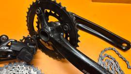 Használt 2x11-es Shimano/Sram váltás hajtással együtt eladó XT/X9 Mountain Bike Alkatrész, MTB Váltó / Váltószett használt ELADÓ