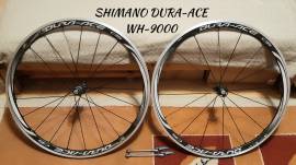 Shimano Dura-Ace WH-9000 C35 karbon kerékszett. Használt, új állapotú! Titánium rotor, 1-11 speed! . Road Bike & Gravel Bike & Triathlon Bike Component, Road Bike Wheels / Tyres used For Sale