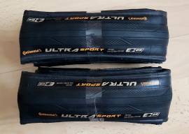 Continental Ultra Sport külső gumik. Használt, új állapot! Ár/pár! Kevlárperemes, 700x25C.  .  Országúti / Gravel / Triatlon Alkatrész, Országúti  Kerék / Felni / Gumi használt ELADÓ
